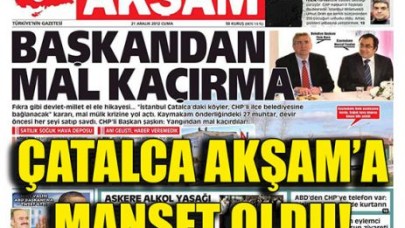 Çatalca'daki satışlar gündemde....