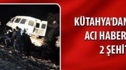 Kütahya'dan Acı Haber: 2 Şehit