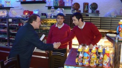 IŞIKLAR ESNAF ZİYARETLERİNE DEVAM EDİYOR