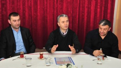 Sandık üyeleri ile Biraraya geldi