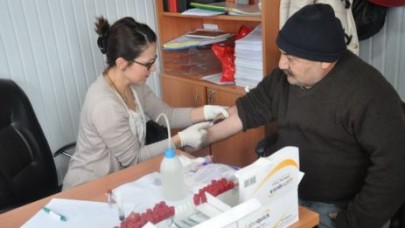 Temizlik işçileri sağlık taramasından geçti…