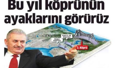 Bu yıl köprünün ayaklarını görürüz