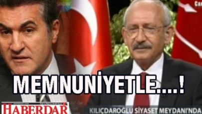Sarıgül’ün adaylığına ‘memnuniyetle’ şeklinde cevap verdi…