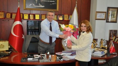 Okul aile birliği Cem Kara’yı ziyaret etti