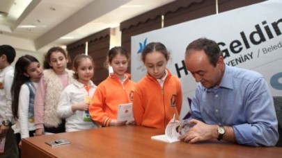 Süleyman Bulut, çocuk okurlarıyla buluştu