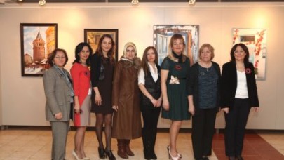 Küçükçekmece’ye baharı getiren sergi