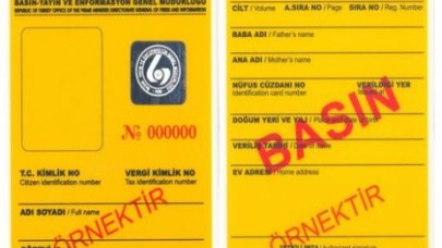 Basın kartları değişiyor