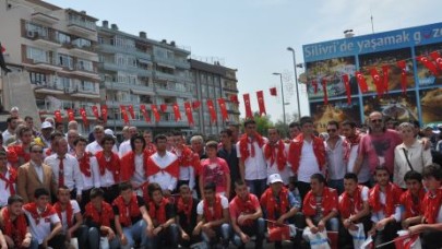 Silivri, askerlerini uğurladı