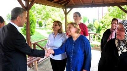 Site sakinleri Uzun’u ağırladı