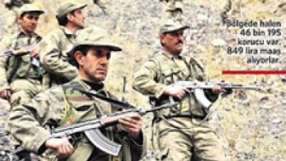 Korucular da geri çekiliyor