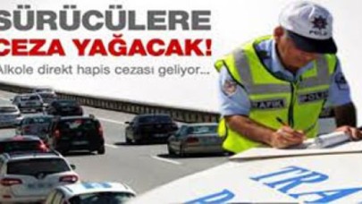 Alkollü yakalanan sürücülere kötü haber