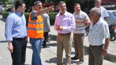 Küçük sanayi yolu asfatlanacak