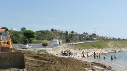 Gürpınar Sahili’ne yeni plaj geliyor