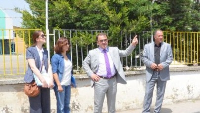 Işıklar ilçede devam eden çalışmaları inceledi