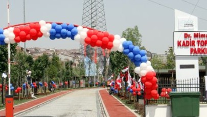 Topbaş'ın ismi verilen park, hizmete açıldı