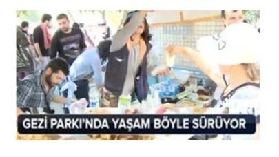 Gezi Parkı'nda yaşam böyle sürüyor