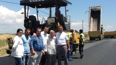 Kadıköy-Gazitepe yolu asfaltlandı