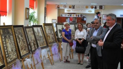 Çatalca Belediyesi kursiyerlerinden sergi
