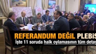 İşte 11 soruda 'plebisit':