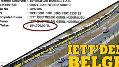 İBB ödeme dekontunu yayınladı