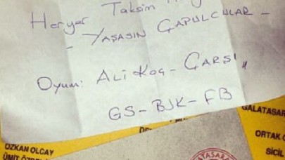 Galatasaray kongresinde Ali Koç ve Çarşı'ya oy