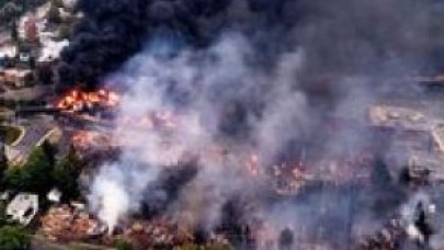 Kontrolden çıktı kasabayı yaktı