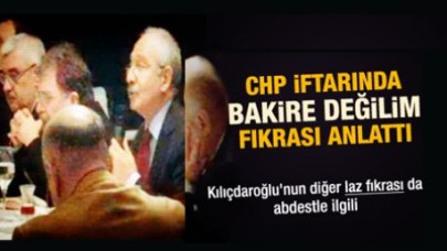 KILIÇDAROĞLU İKİ FIKRA ANLATTI