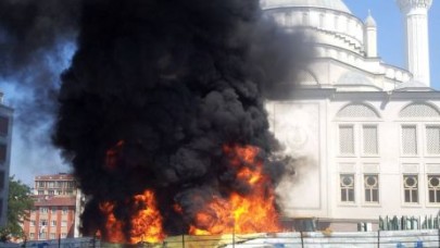 Esenyurt'ta korkutan yangın