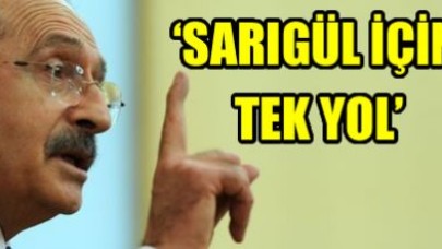 'Sarıgül için tek yol üye olması'