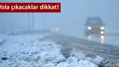 Bolu Dağı'nda kar yağışı başladı