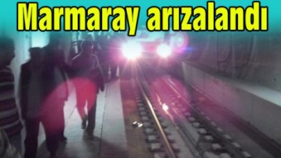 Marmaray arızalandı