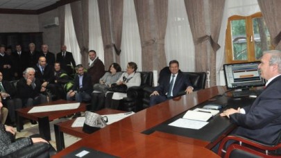 Sert, ilk ziyaretini Kaymakam Keser’e yaptı