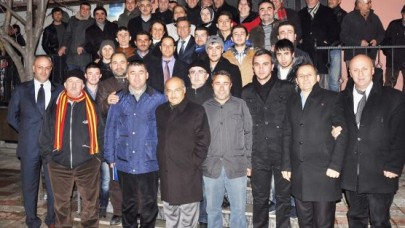 Aday Tahir Sert'e coşkulu karşılama