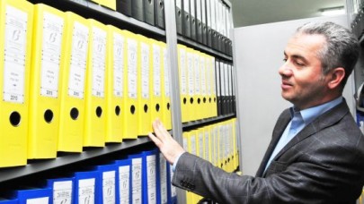 Belediye arşivi temizleniyor