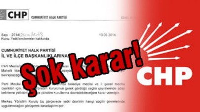 CHP MYK'sından flaş karar!