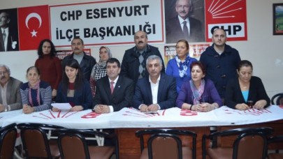 CHP Esenyurt yönetimi istifa etti