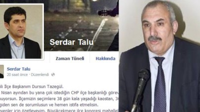 Talu da Tazegül'ü istifaya çağırdı!