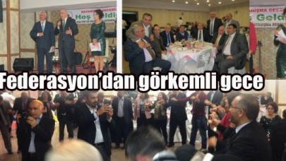 Federasyon’dan birlik ve dayanışma gecesi