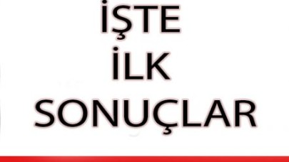 SEÇİM YASAKLARI KALKTI.... İŞTE İLK SONUÇLAR....