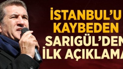 İstanbul'da Seçimi Kaybeden Sarıgül'den İlk Açıklama