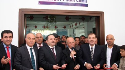 PINAR CAMİİ İBADETE AÇILDI