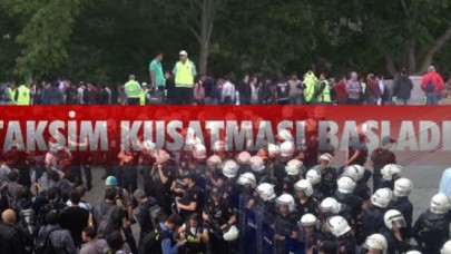 Polis Taksim'i kuşattı