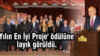 Akgün 'Yılın En İyi Proje' ödülüne layık görüldü.