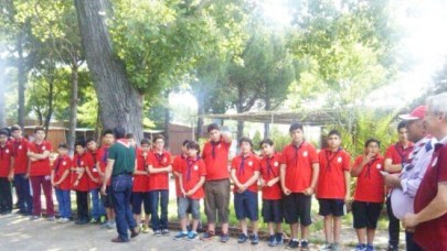 Gökcan Koleji’nin izcileri kampta