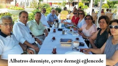 Albatros direnişte, çevre derneği eğlencede