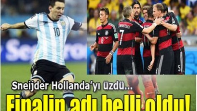 Finalin adı: Almanya-Arjantin