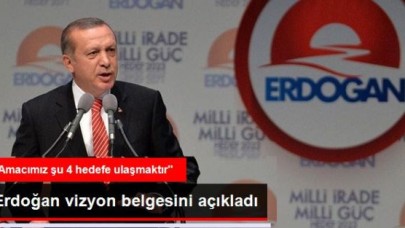 Başbakan Erdoğan Vizyon Belgesini Açıkladı