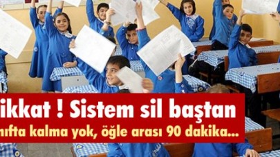 Eğitim sistemi sil baştan