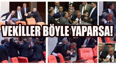 Meclis'te AK Partili ve MHP'li milletvekilleri arasında kavga