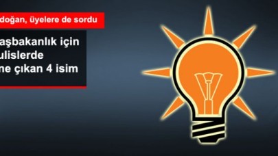 Başbakanlık İçin AK Parti Kulislerinde 4 İsim Öne Çıkıyor